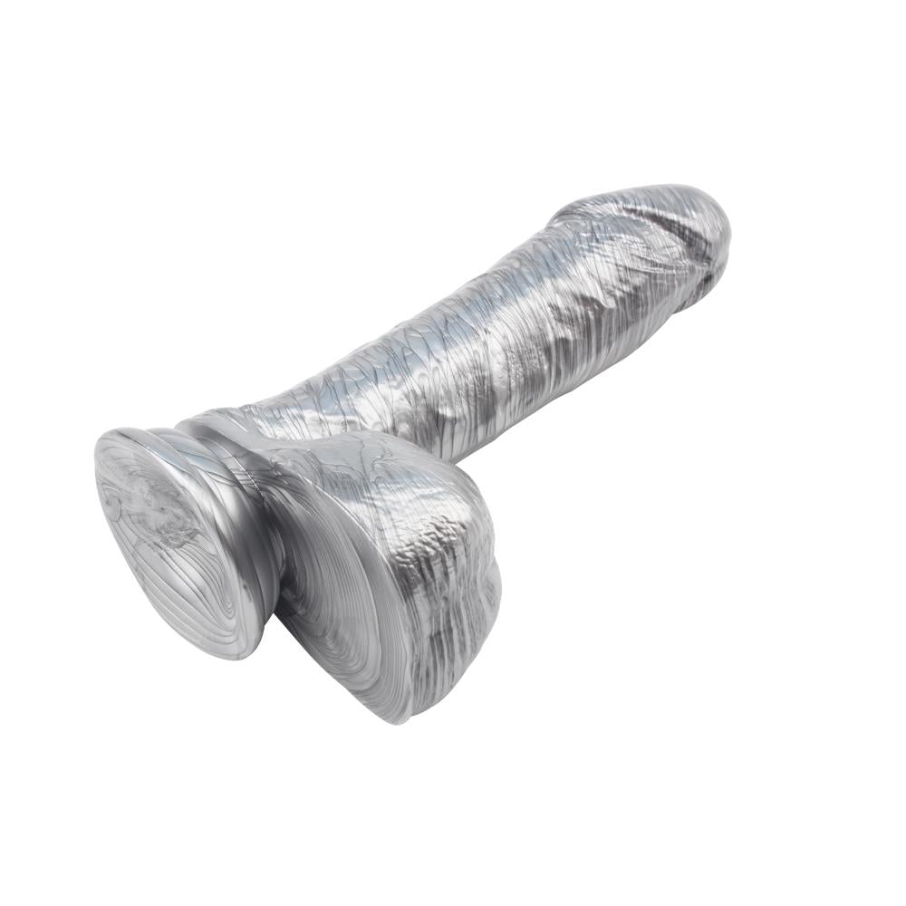 5-Dildo realistyczne członek jądram przyssawka 19 cm-5