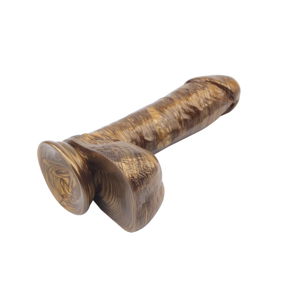 5-Dildo realistyczne członek jądram przyssawka 19 cm-5