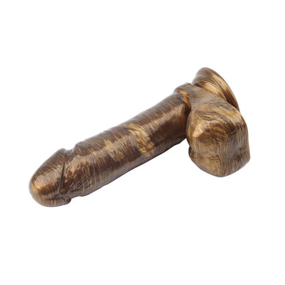 6-Dildo realistyczne członek jądram przyssawka 19 cm-6