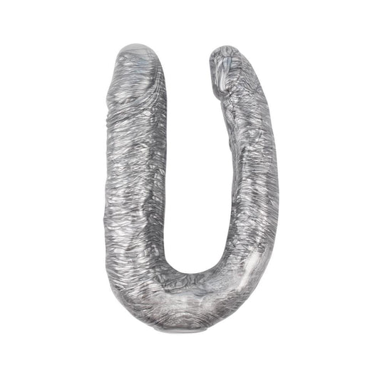 2-Dildo podwójne analne waginalne realistyczne 17cm-2