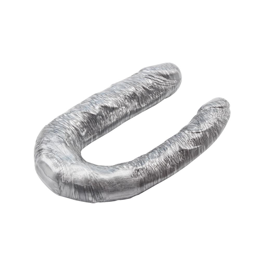 5-Dildo podwójne analne waginalne realistyczne 17cm-5