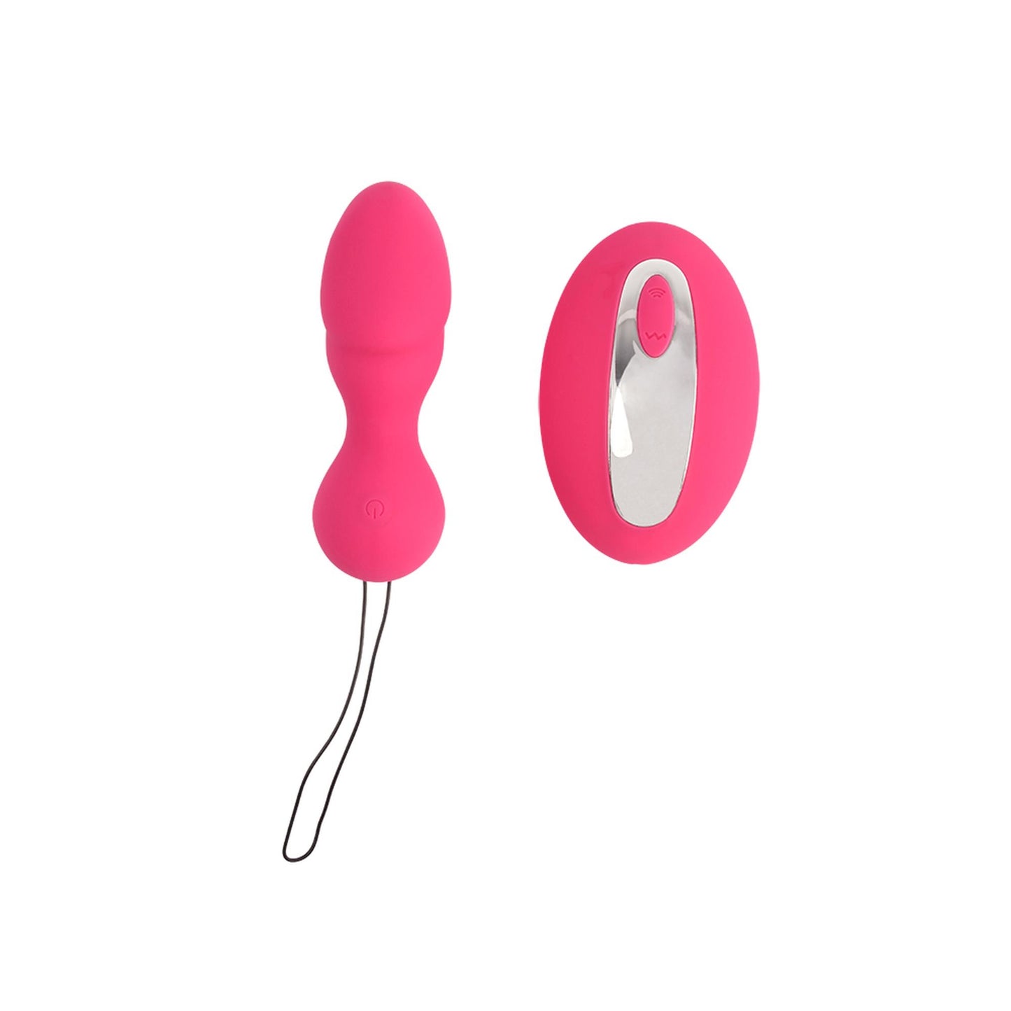 2-Mini różowy penis stymulujący punkt G z pilotem-2