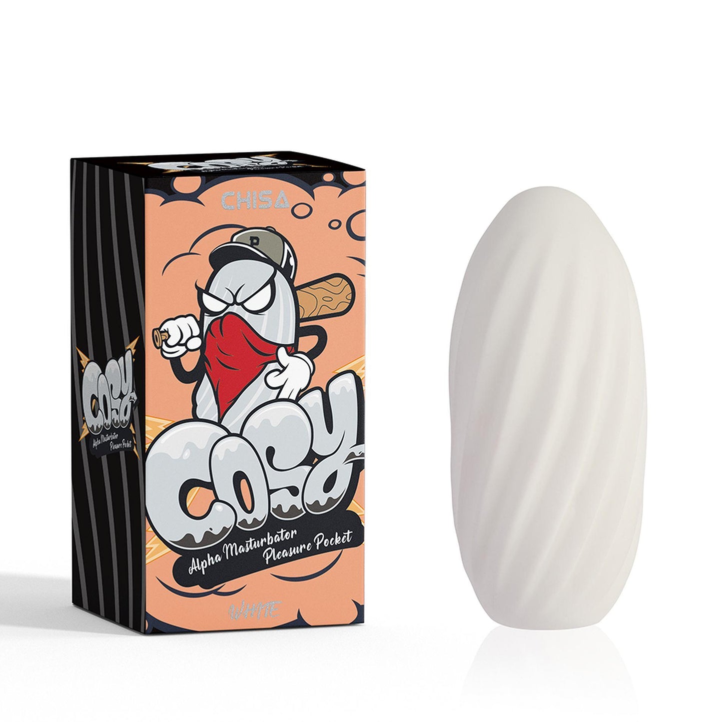 1-Alpha Masturbator Pleasure Pocket-White-1