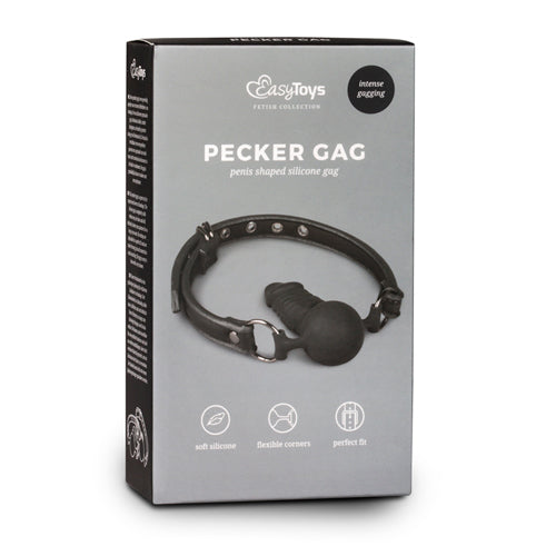 7-Knebel-Ball Gag With Silicone Dong-7