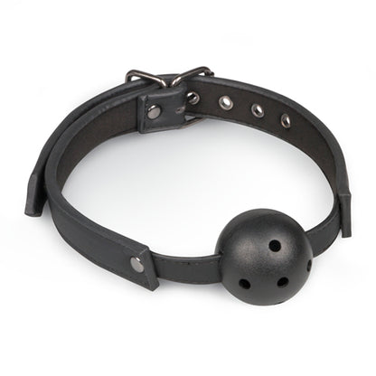 5-Knebel-Ball Gag With PVC Ball - Black-5