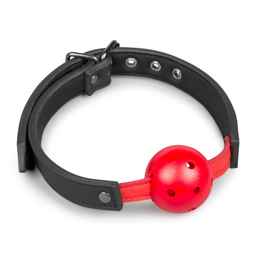 5-Knebel-Ball Gag With PVC Ball - Red-5