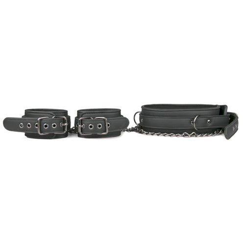 10-Kajdanki-Leather Collar With Handcuffs-10