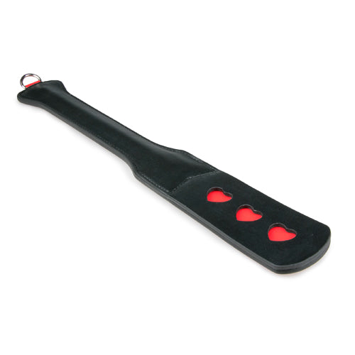 7-Pejcz-Long Leather Paddle With Heart-7