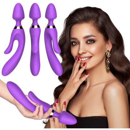 1-Masażer różdżka wibrator królik 9 trybów 23 cm sex-1
