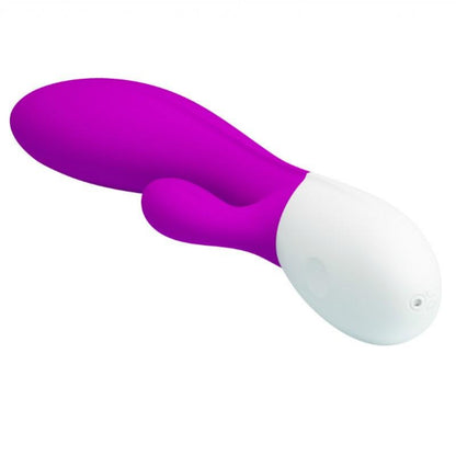 5-Wibrator z masażerem łechtaczki 2 silniki 19cm usb-5