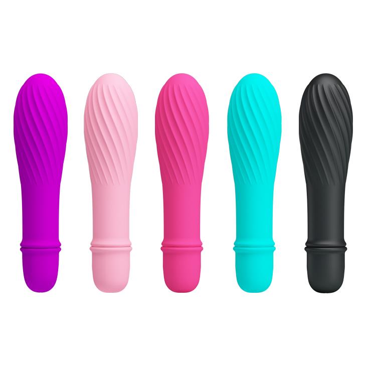 2-Mini silikonowy wibrator różne kolory 10 funkcji-2
