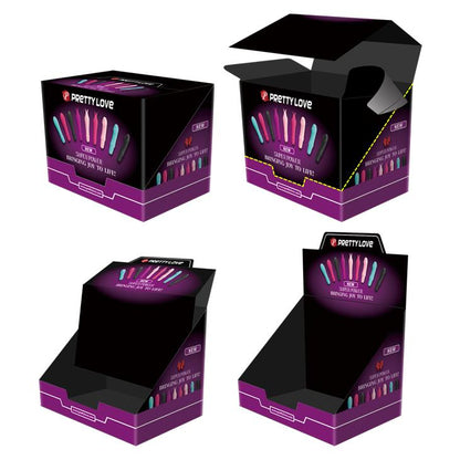 4-Mini silikonowy wibrator różne kolory 10 funkcji-4