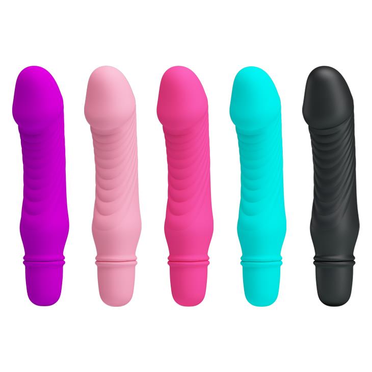 5-Mini silikonowy wibrator różne kolory 10 funkcji-5