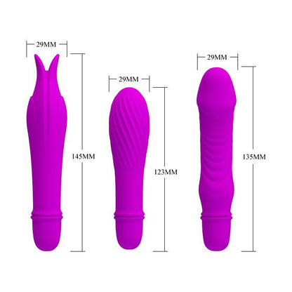 8-Mini silikonowy wibrator różne kolory 10 funkcji-8