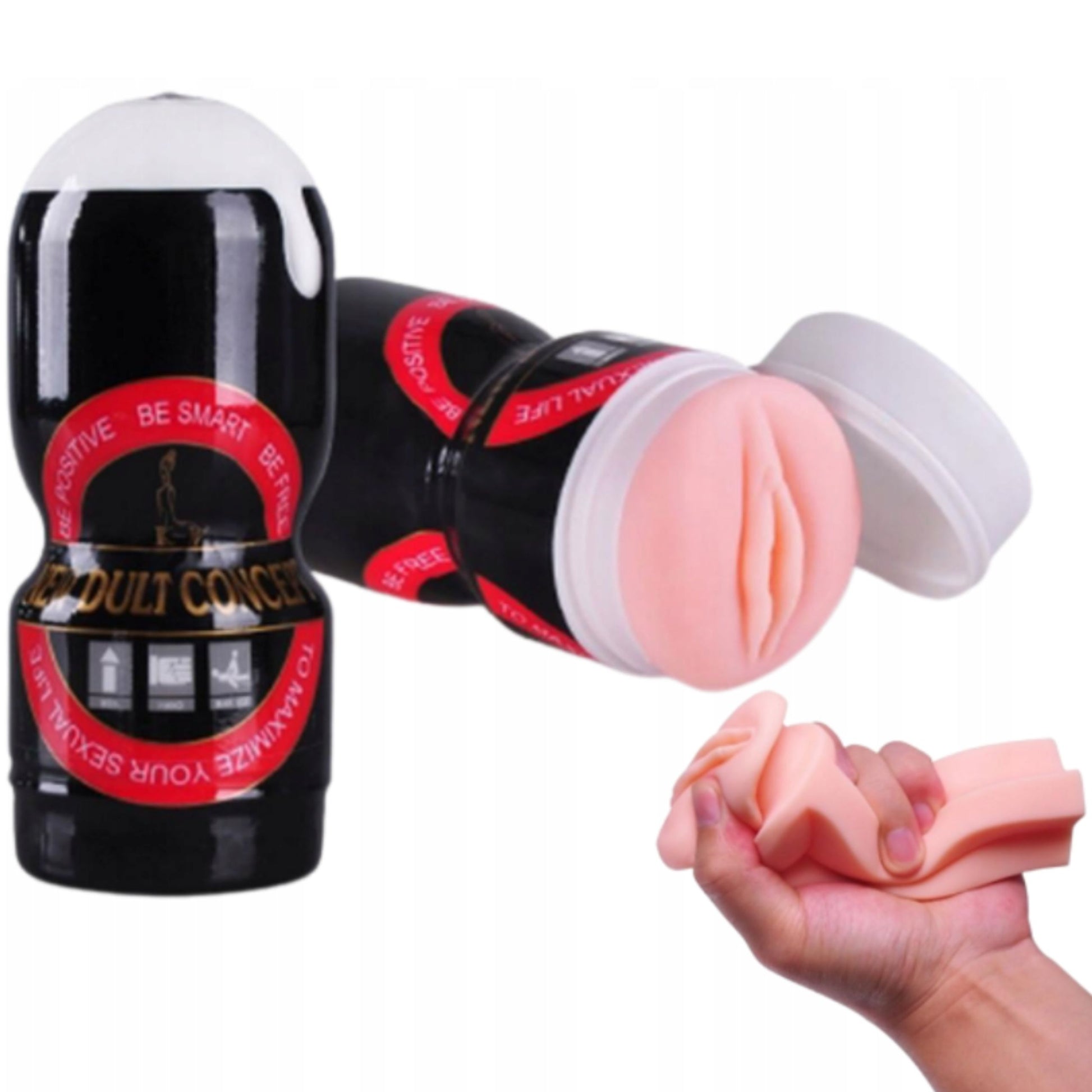 2-Wygodna sztuczna pochwa sex masturbator cyberskóra-2