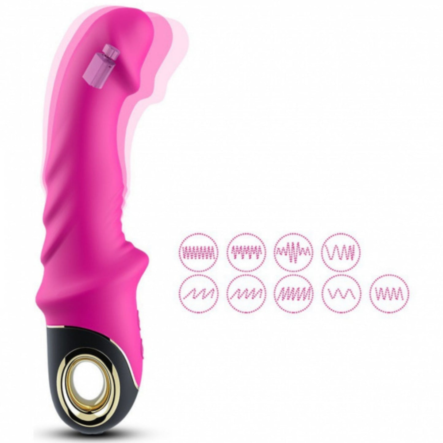 6-Wibrator do punktu g sex masażer 9 trybów 22 cm-6
