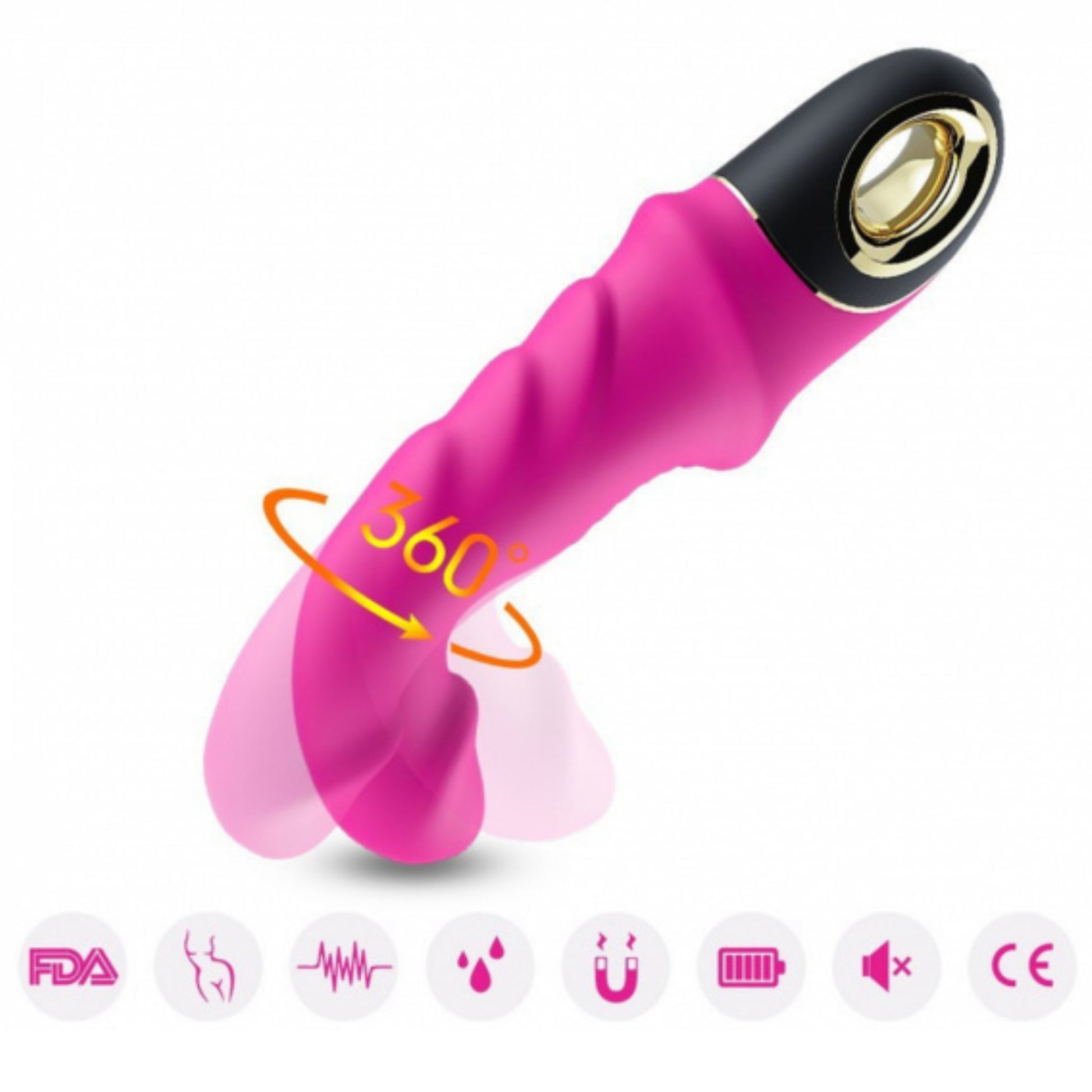 12-Wibrator do punktu g sex masażer 9 trybów 22 cm-12