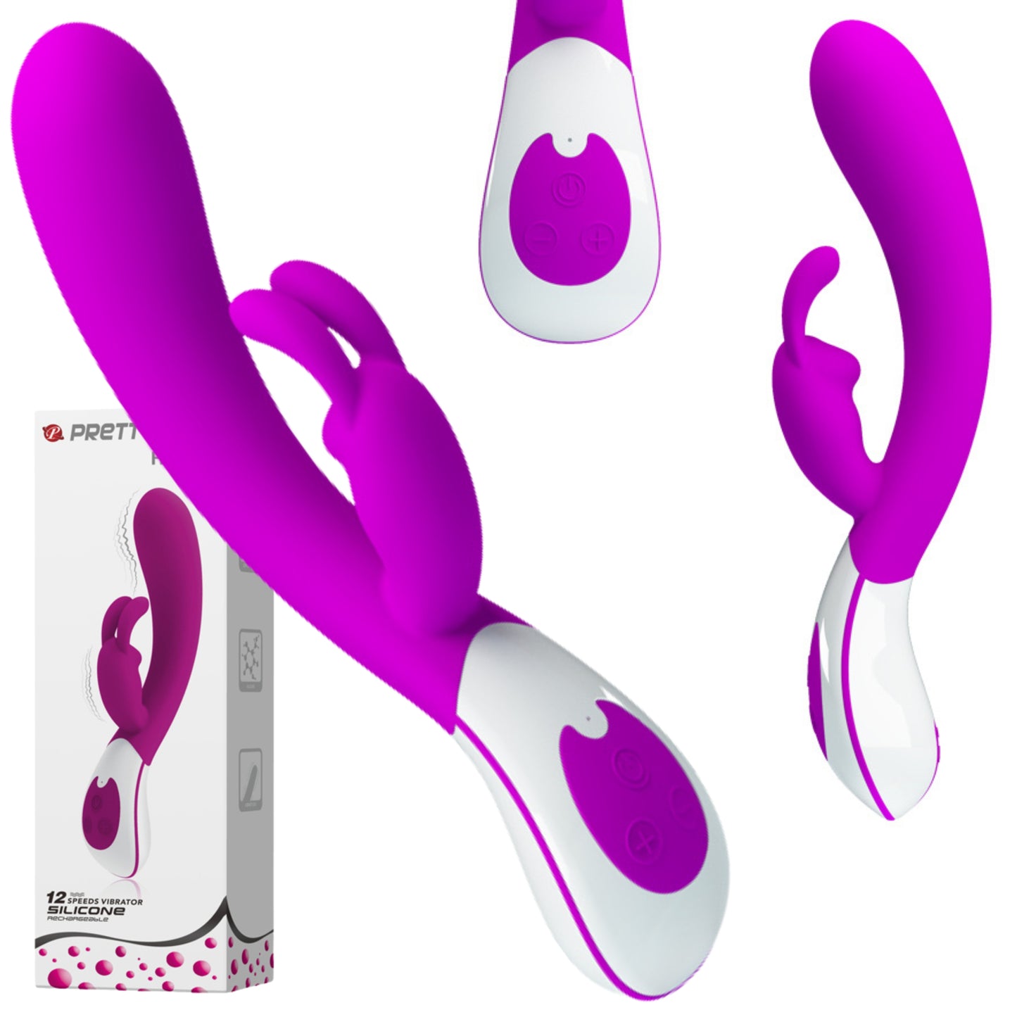 2-Wibrator damski królik do punktu g i łechtaczki usb 12 trybów-2