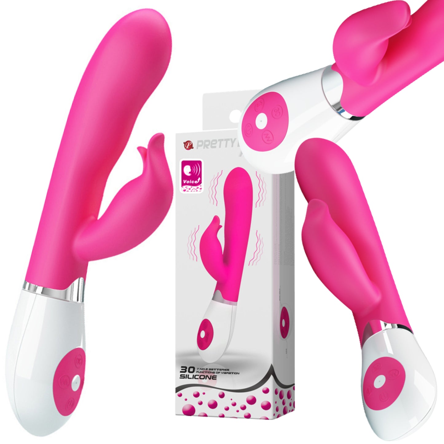 2-Wibrator do punktu g łechtaczki sex 30 trybów 20cm-2
